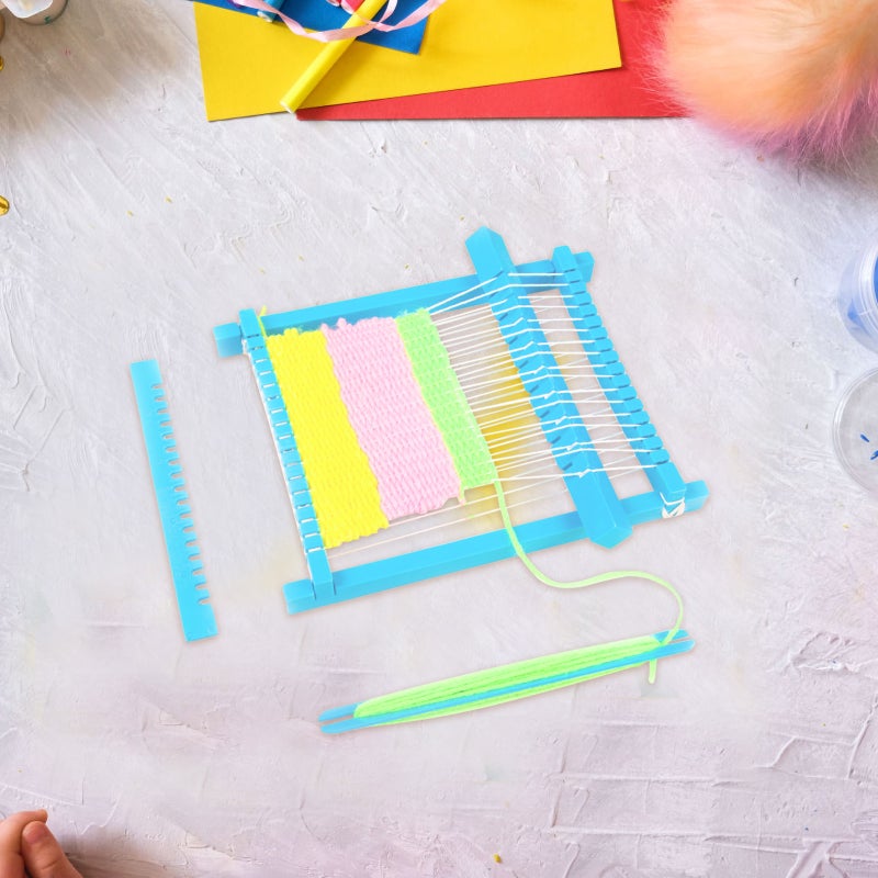 1 Set of Handmade Toy Kindergarten Weaving Toy Cognitive Knitting Toy Funny Weaving Machine - Image 4