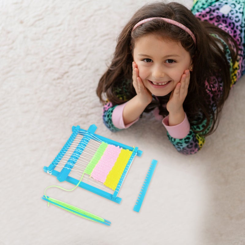 1 Set of Handmade Toy Kindergarten Weaving Toy Cognitive Knitting Toy Funny Weaving Machine - Image 5