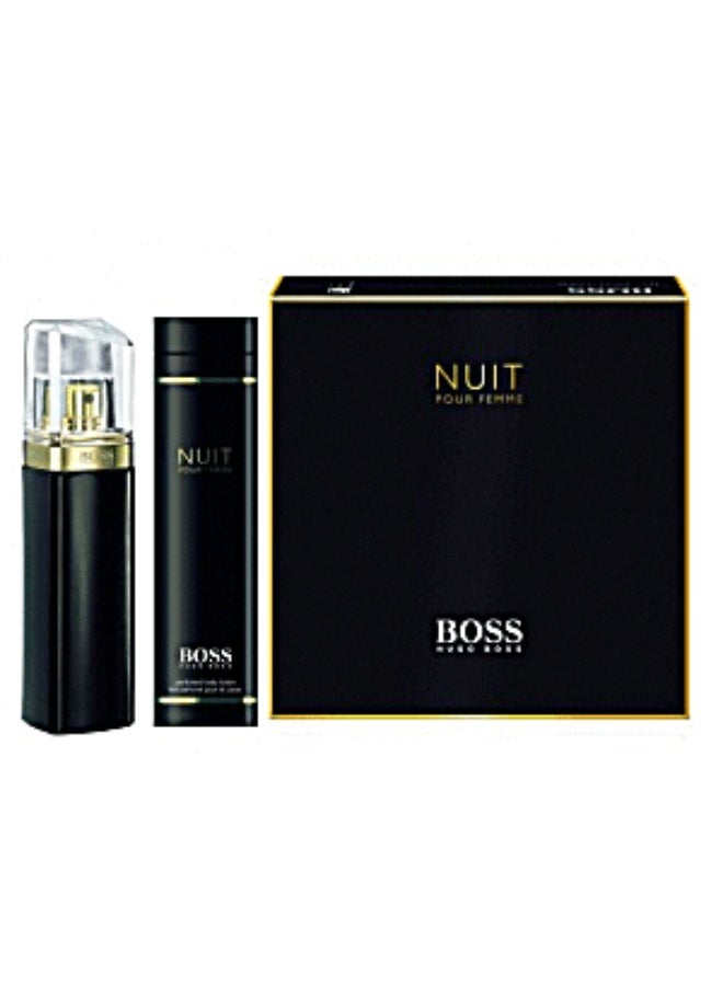 BOSS Hugo Boss Boss Nuit Woman Eau De Parfum 75 ML + Body Lotion 200 ML - Image 2