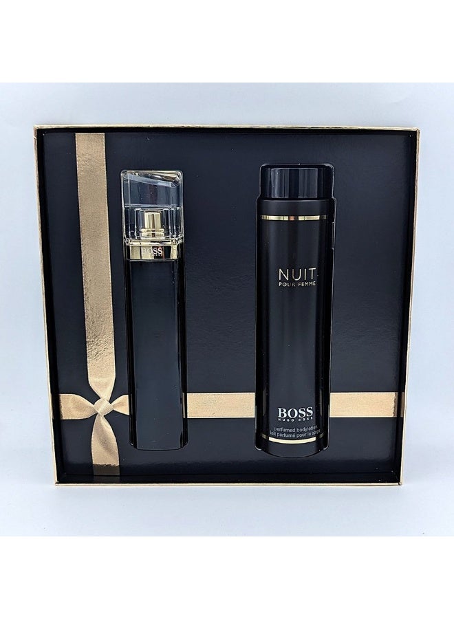 BOSS Hugo Boss Boss Nuit Woman Eau De Parfum 75 ML + Body Lotion 200 ML - Image 3