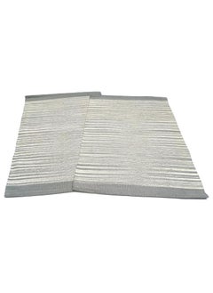 House2Home House2Home - Premium 50x80cm Door mat | 100% Cotton Material, with Side Binding | Available in 4 Colors (Grey)  - Image 1