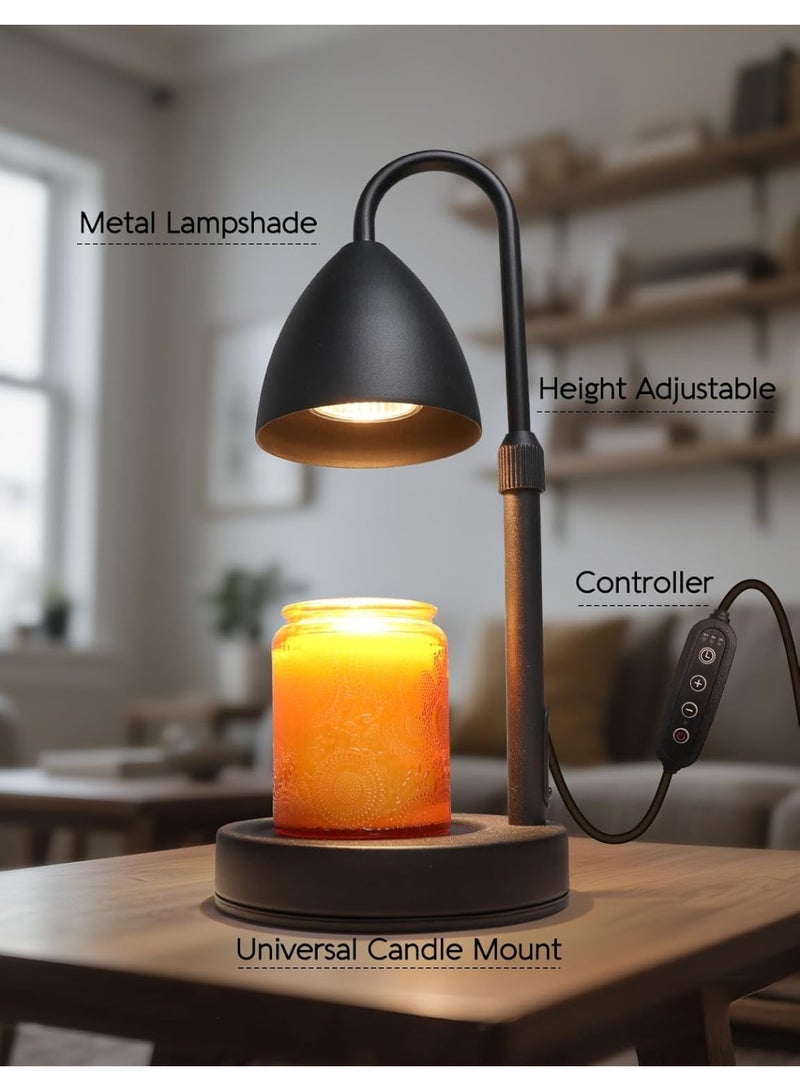 Arabest Candle Warmer Lamp with Timer Dimmable, Lamp Candle Warmer Birthday Gifts for Women, Black Adjustable Wax Melter Warmer for Jar Candles, House Warming Gift Home Decor - Image 4
