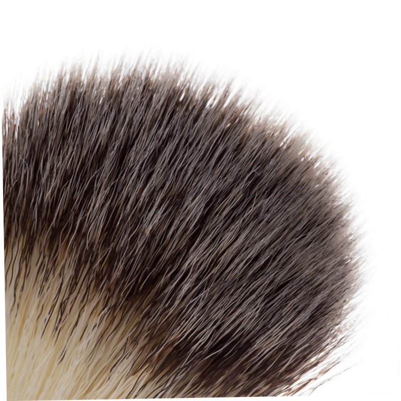 فرشاة الحلاقة بمقبض خشبي طبيعي للرجال - أداة احترافية لتزيين اللحية والعناية بالوجه - Image 3