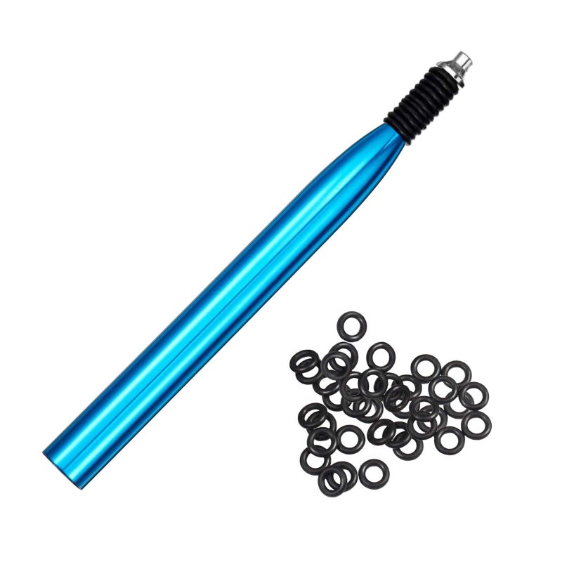 LAIBOREC Wacky Rigging Tool, Fishing Bait Rigs, Wacky Rig Ring Tool with 70PCS Worm O-Rings, Wacky Worm Kit for Senko Neko Finesse Stick Soft Baits - Image 1