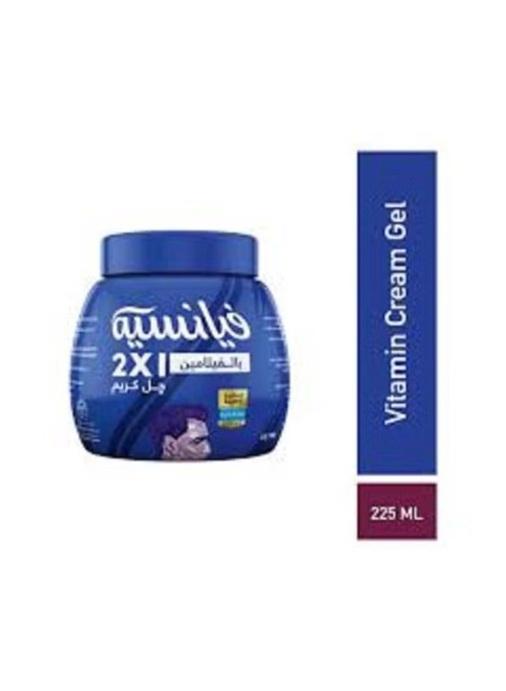 Fiancee 2×1 Hair Gel Cream with Vitamins – Strong Hold & Nourishing – 225ml - Image 5