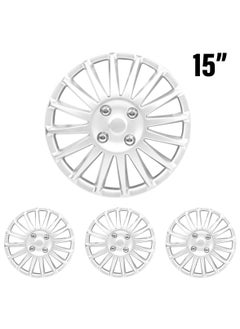 Pistol 15 Inch  Automotive Hub Wheel Cap with Universal  Wheel Hubcaps Set of 4 Pcs Snap-On Rings Wheel Cover - Pistol WJ-5019-A-15  - Image 2