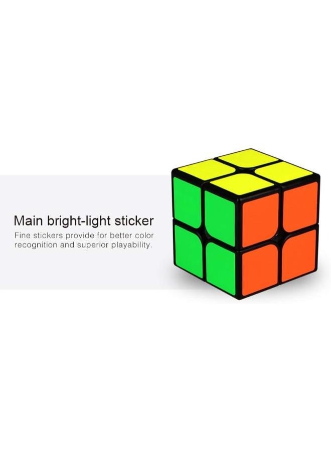 EasyLife Speed Cube 2x2- Smooth Bright-Light Sticker(Classic Colors) - 2x2x2 Puzzles Toys - Image 2
