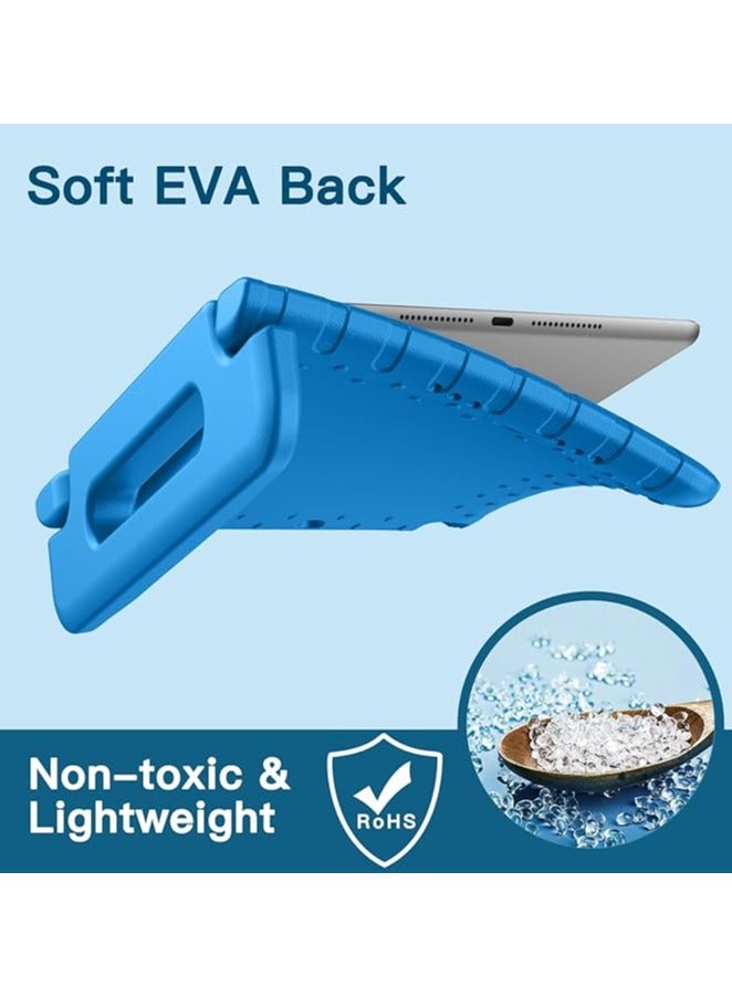 erorex Kids Case for iPad 9.7 Inch (6th/5th Generation, 2018/2017), iPad Air 2/1 9.7 (2nd/1st Gen, 2014/2013) and iPad Pro 9.7 2016, Shockproof Lightweight Tablet Cover with Handle Stand (Blue) - Image 3