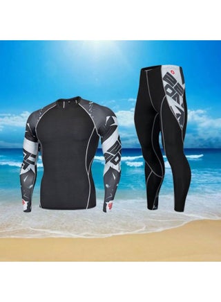 Swimwear Men's Suit Long-sleeved Quick-drying Swimming Equipment Full-body Sun-protection Hot Spring Top Men's Swimming Trunks-Color:Yellow## G Style Two-piece Set- - pzsku/Z7D276AD7678C93C8BA6CZ/45/1747206714/b0ab5bac-c42f-4e35-bd40-ff68e4b935ba