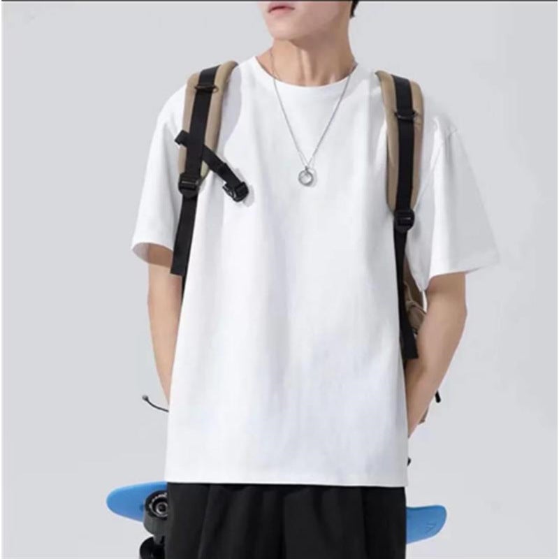 Retro Loose Checkered Long Sleeve Unisex Shirt White T-shirt with high quality