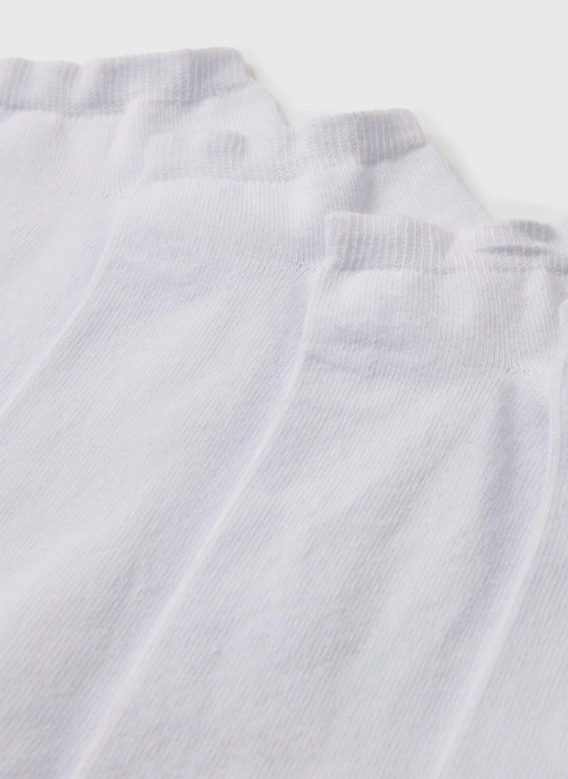 ماتلان 5 Pack White Trainer Socks