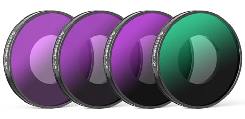 AMAZEAR ND Filters Kit for DJI OSMO Action 6 Accessories (5 Pack), Action6 ND8 ND32 ND128 ND512 ND1000 Optical Glass Pro Camera Lens Filters for Cinematic Motion Blur and Light Reduction - Image 1