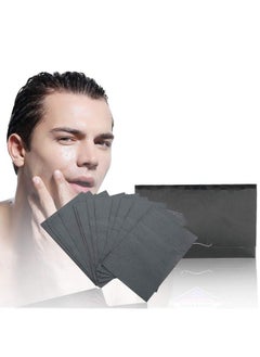 Salmue Oil Control Paper, 80Pcs;Pack Men Blotter Face Oil Control Absorbing Paper Blotting Tissues, Oil Blotting Paper Sheets, Oil Absorbing Facial Sheets, Portable Blotting Papers For Face And Nose  - Image 2