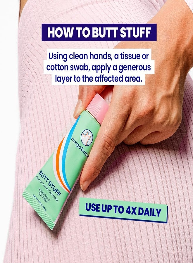 Megababe مرهم ميغابيبي للبواسير | مع 5% ليدوكائين | تخفيف سريع للألم والحكة | يقلل من انتفاخ أنسجة البواسير | 1.25 أونصة - Image 4