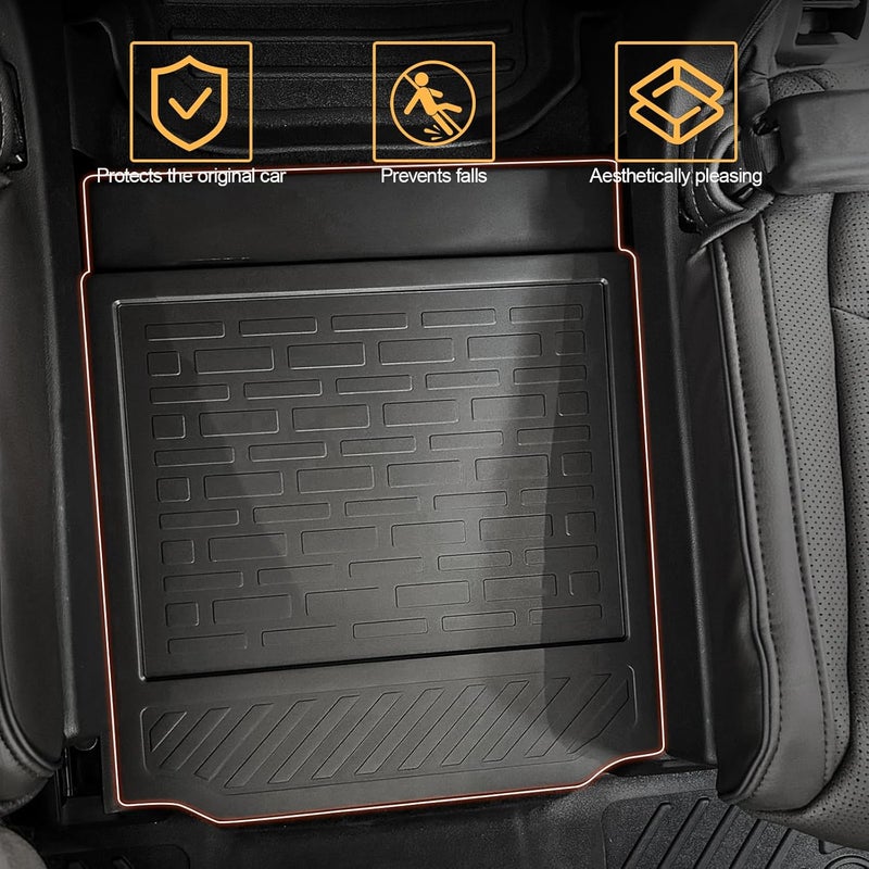 HOUCLEMIC Removable Middle Seat Floor Cover for Honda Pilot and Acura MDX - Image 5