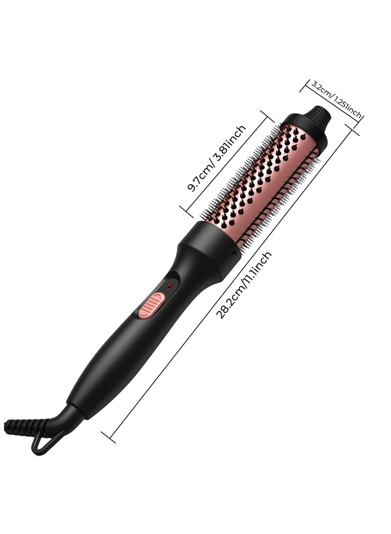 general Professional heated curly hair comb, straight hair comb, hot tool hot brush, negative ion perm bar heated round brush dual-use hair comb - Image 2
