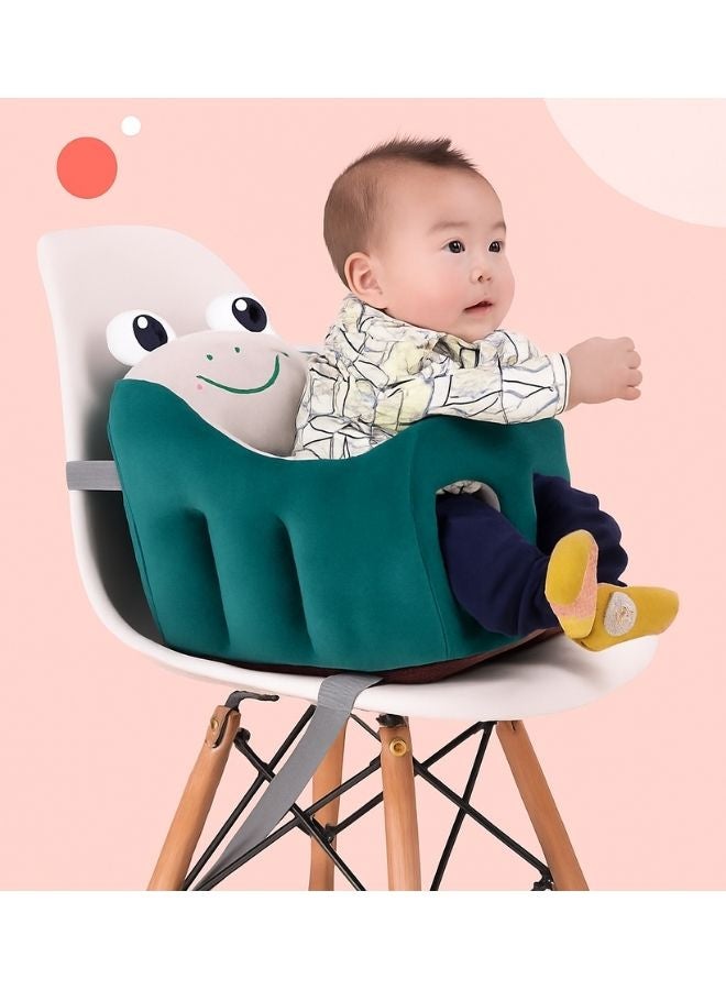 Baby Seat with a Soft and Cute Frog Design, Comfortable and Safe Material, Safety Belt and Integrated Back Support, Ideal for ages 3-12 - Image 2