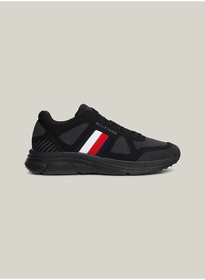 TOMMY HILFIGER Signature Tape Knit Runner Sneakers