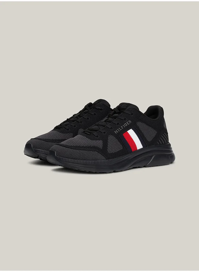 TOMMY HILFIGER Signature Tape Knit Runner Sneakers