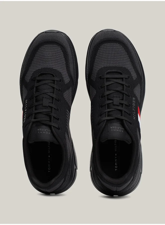 TOMMY HILFIGER Signature Tape Knit Runner Sneakers