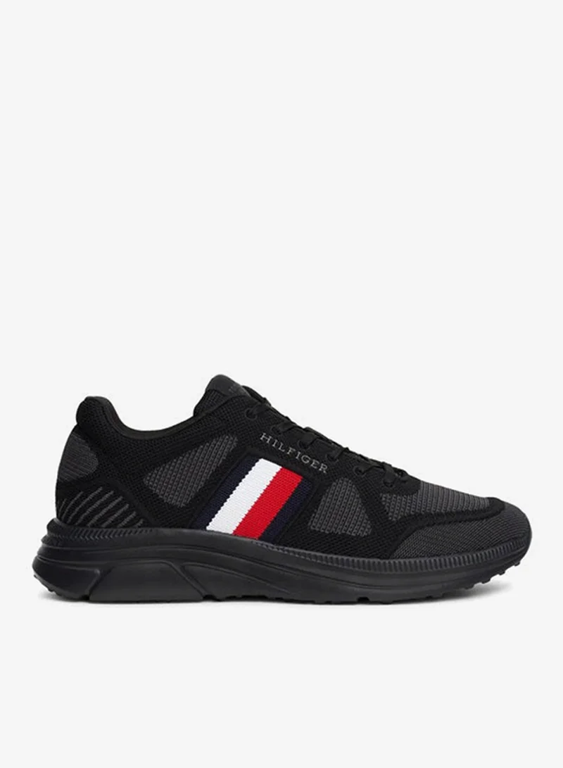 TOMMY HILFIGER Signature Tape Knit Runner Sneakers