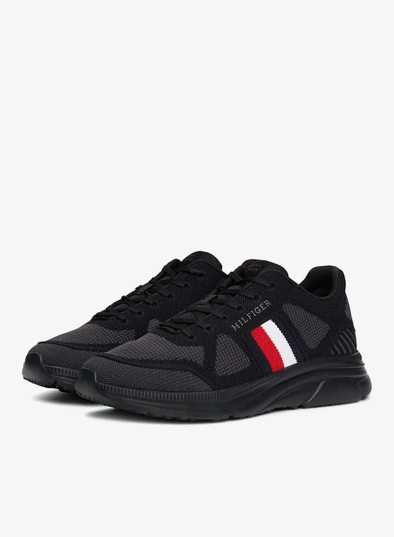 TOMMY HILFIGER Signature Tape Knit Runner Sneakers