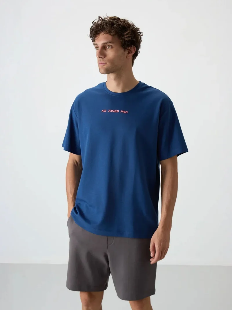 تومي لايف TOMMY Oversized Printed Crew Neck T-Shirt