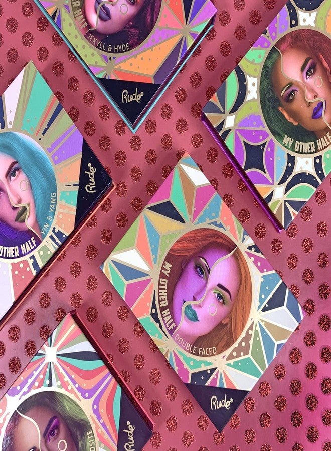 Rude Cosmetics My Other Half Duo Shade Face Palette - Double Faced - Image 3