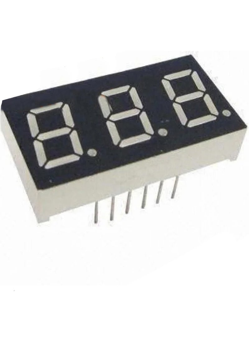 Elektromall 0.28 Inch 3 Digit Red Cathode 7 Segment Display - 3 Pieces  - Image 2