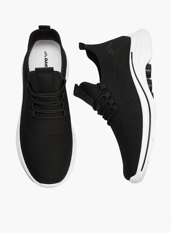 Oaklan by Shoexpress Mesh Detail Lace-Up Sports Shoes
