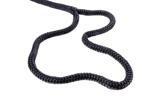 SEACHOICE Double-Braid Nylon Dock Line 1/2" x 15' 40351 Black - Image 3