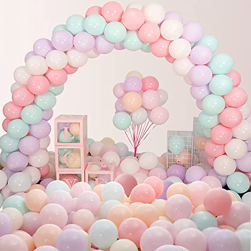 atorakushon Assorted Rainbow Colour Pastel Latex Party Balloons 10''Inches Pack of 80 For Home Decoration Happy Birthday Party Supplies Wedding Anniversary Office Baby Shower Party Purpose - Image 5