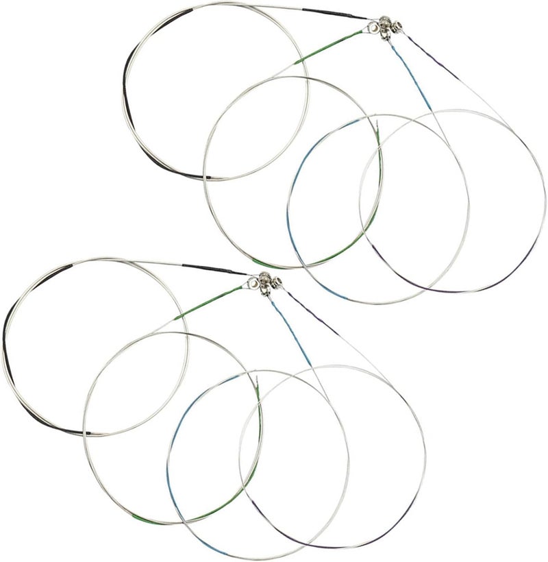 8pcs Violin Strings Steel Wire Musical Instrument Replacement Strings for Violin Players Beginners with Crisp Sound and Rich Overtone - Image 1