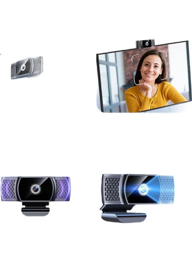 Stiger Hd Webcam With Microphone For Desktop And Laptop, External Usb Webcam For Video Conferencing, Online Classes, Home Office, Job Interviews, 1080P Video Calling - Image 2
