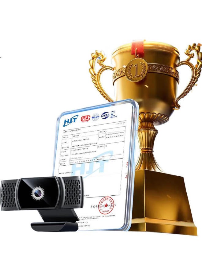 Stiger Hd Webcam With Microphone For Desktop And Laptop, External Usb Webcam For Video Conferencing, Online Classes, Home Office, Job Interviews, 1080P Video Calling - Image 1