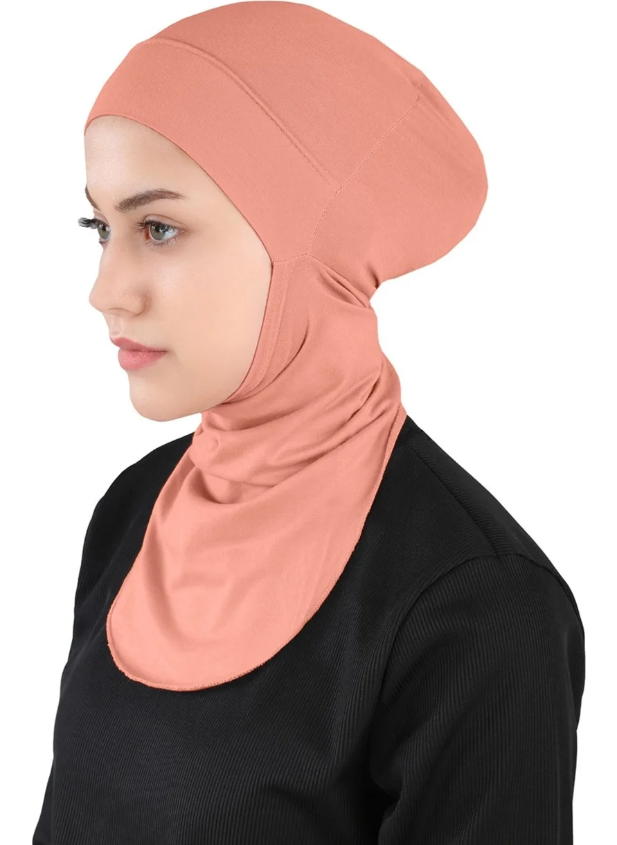 Ecardin Small Hijab Bonnet - St 225 Salmon