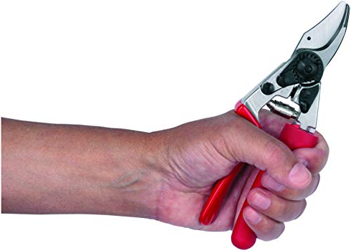Felco F17 Pruning Shears – 7.9" Garden Clippers with Revolving Handle for Left-Handed Users | Hand Pruners for Gardening | Garden Tool Cutter with Forged Aluminum Body, Bypass & Anvil Blades - Image 4