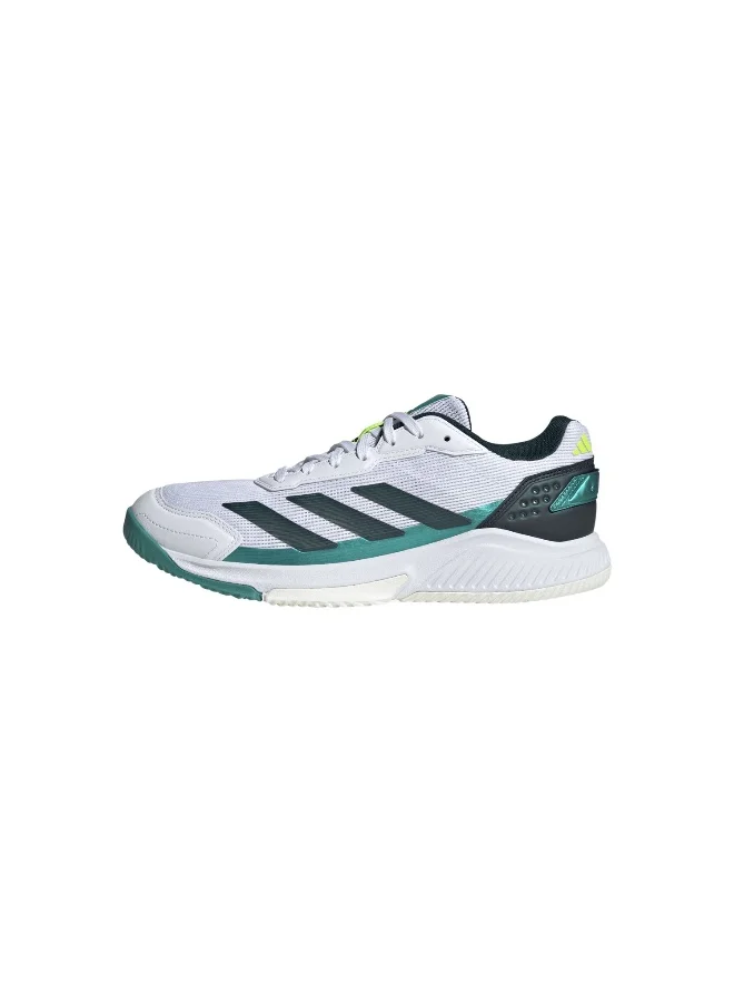adidas أحذية بادمنتون كورتكويك للرجال - أبيض