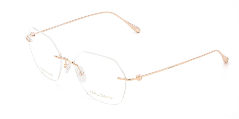 Gold 18 Karat 🇮🇹 Square ( Made in Italy ) Men Optical Frames