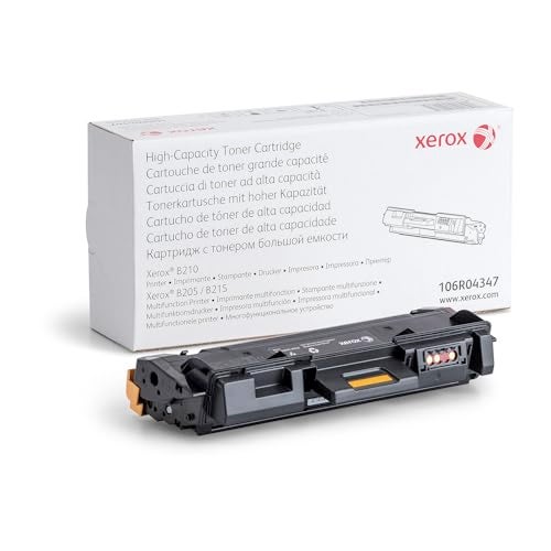 Xerox Genuine B205 B210 B215 Black High Capacity Toner Cartridge 3000 Pages 106R04347 - Image 1