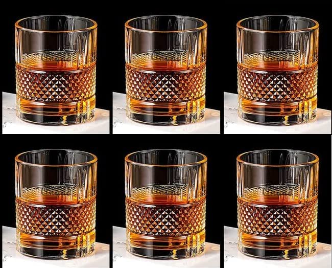 Farielyn-X Farielyn-X European Style Crystal 5pcs Set 1'Decanter (850ml) with 4 pic Whiskey Glass Storage Container for, Vodka, Scotch, Wine Champagne, Tequila Home, Restaurants and Parties..  - Image 3
