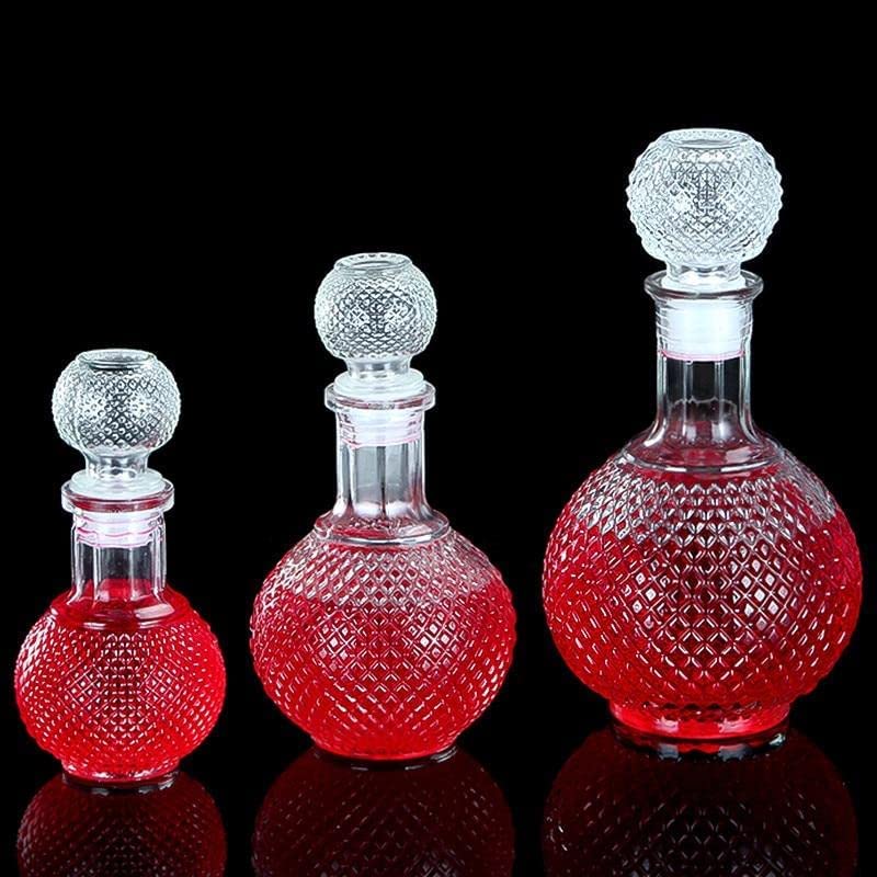 Farielyn-X Farielyn-X European Style Crystal 5pcs Set 1'Decanter (850ml) with 4 pic Whiskey Glass Storage Container for, Vodka, Scotch, Wine Champagne, Tequila Home, Restaurants and Parties..  - Image 4