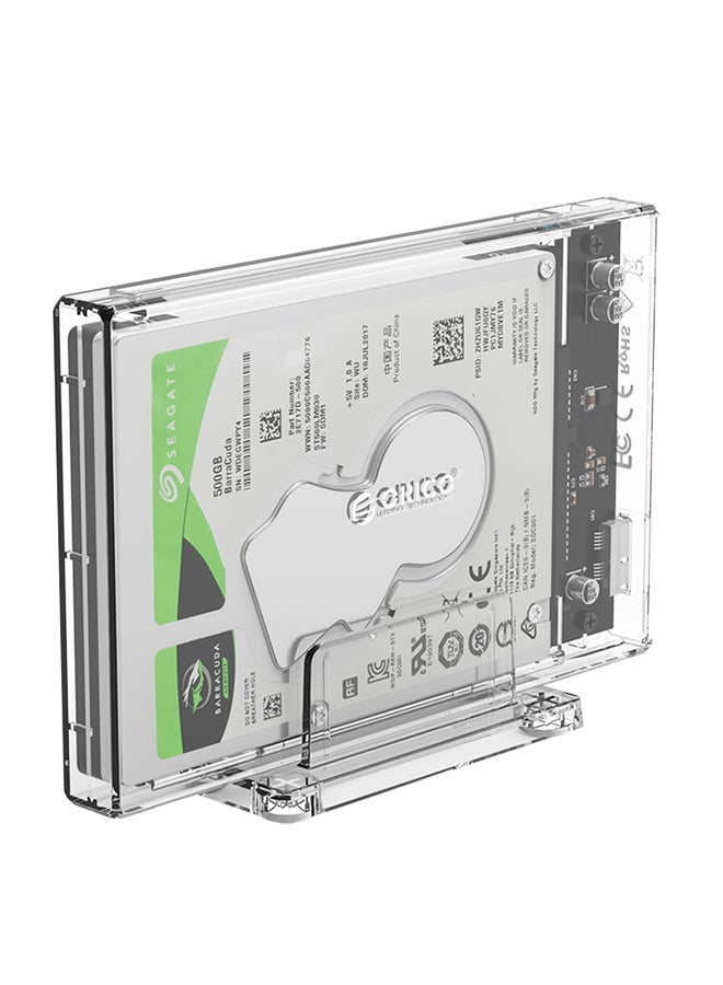 NIBEMINENT SATA 3.0 To USB Hard Disk Drive Docking Station Transparent - Image 1