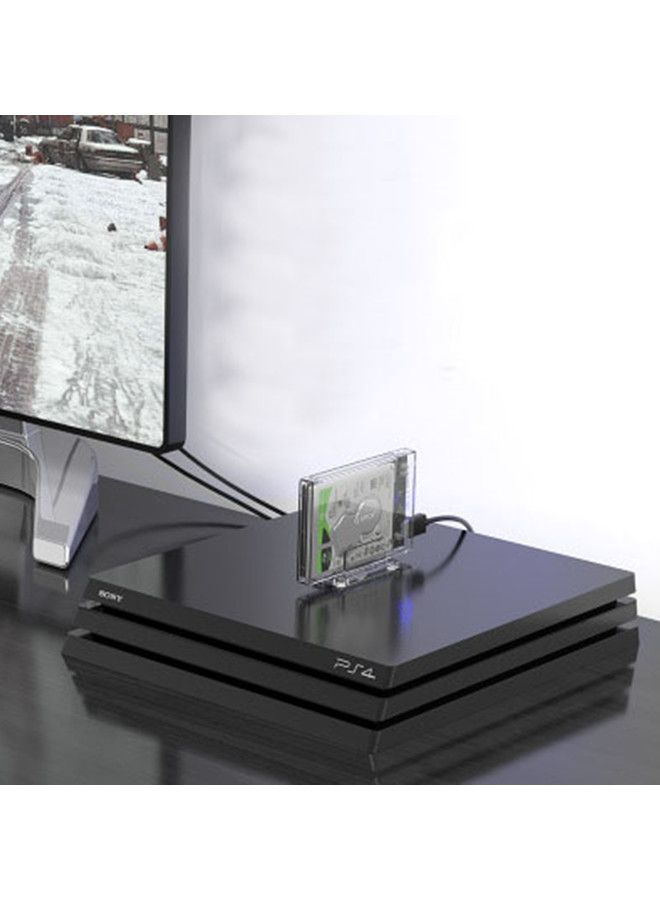 NIBEMINENT SATA 3.0 To USB Hard Disk Drive Docking Station Transparent - Image 3