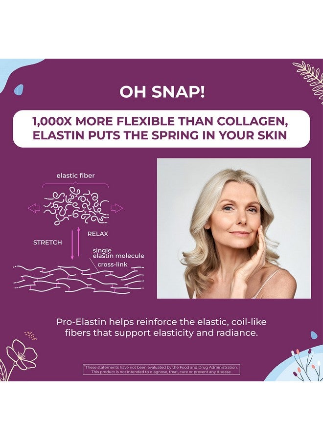 Body Kitchen برو-إيلاستين من بودي كيتشن، 1000 ملغ مكمل إيلاستين، يساعد في تقليل علامات الشيخوخة، تحسين صحة البشرة، الصلابة والمرونة، تقليل التجاعيد، كبسولات نباتية، (عبوة من 1) - Image 3