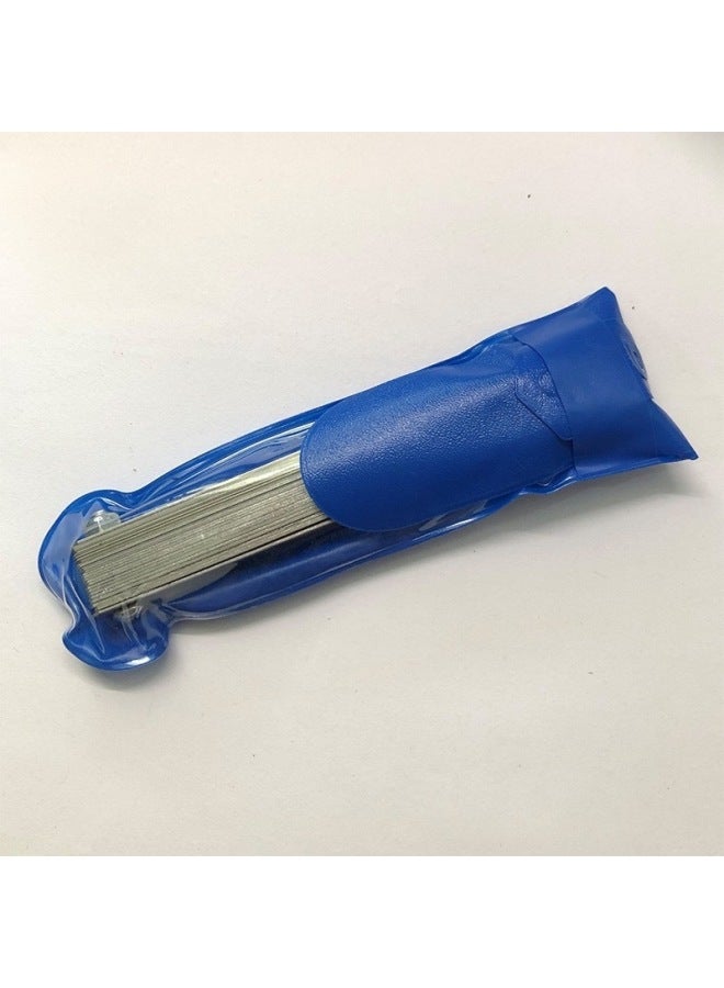 Yun Bei Woodworking Triangle Ruler Aluminum Alloy Woodworking Right Angle Ruler 7inch English/metric 90 Degree Angle Ruler Edge Angle Sample-Model:32 Pieces Of Feeler Gauge (without Copper Sheet) 116g In Blue Hanging Bag - Image 1