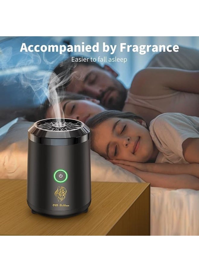 Portable USB Rechargeable Electric Bukhoor Burner for Home & Car Oud Incense Aroma Diffuser - Image 5