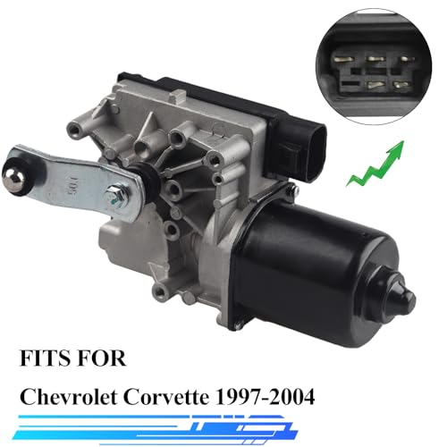 E-Vniko Front Windshield Wiper Motor W/Pulseboard Module Compatible with Chevrolet Corvette 1997-2004 Replace Window Wiper Motor 12363318, 12494759 - Image 2