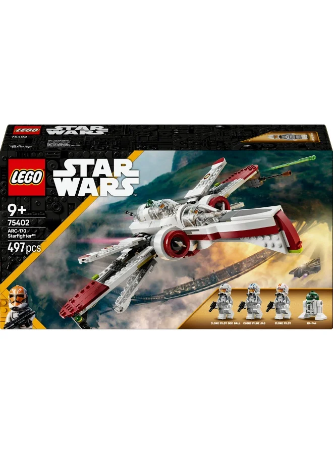 ليغو لعبة بناء المقاتلة إيه آر سي-170™ من ليغو® Star Wars™‎ للأطفال 75402
