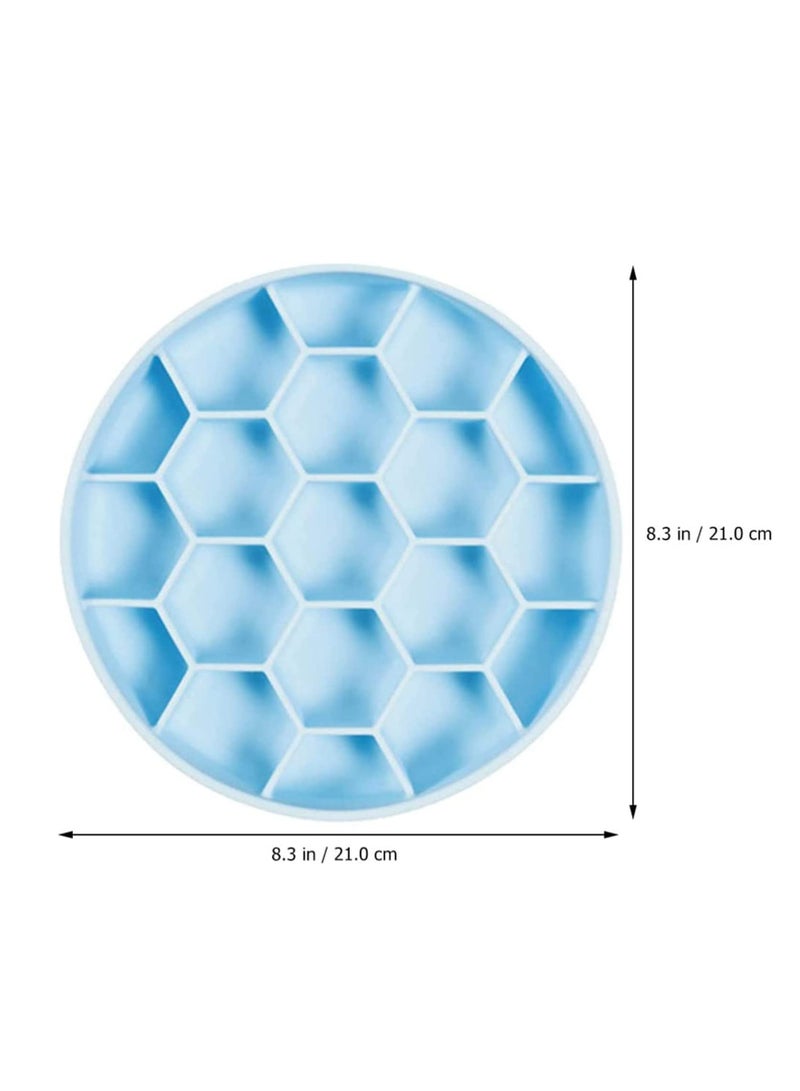 SYOSI Slow Feeder Dog Bowl, Fun Feeder No Chocking Slow Feeder, Bloat Stop Dog Food Water Bowl for Dog Pet, Lick Pad Anti Gulping Healthy Eating Non Slip Dog Slow Feeding Pet Bowl Slow Eating - Image 4